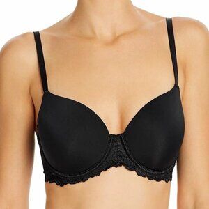 Natori Renew Full Coverage Underwired Black Bra 32H
